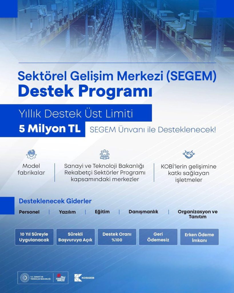 KOSGEB SEGEM destek