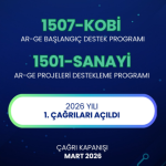 TÜBİTAK 1501 ve 1507: 2026 Yılı Proje Başvuruları Başladı
