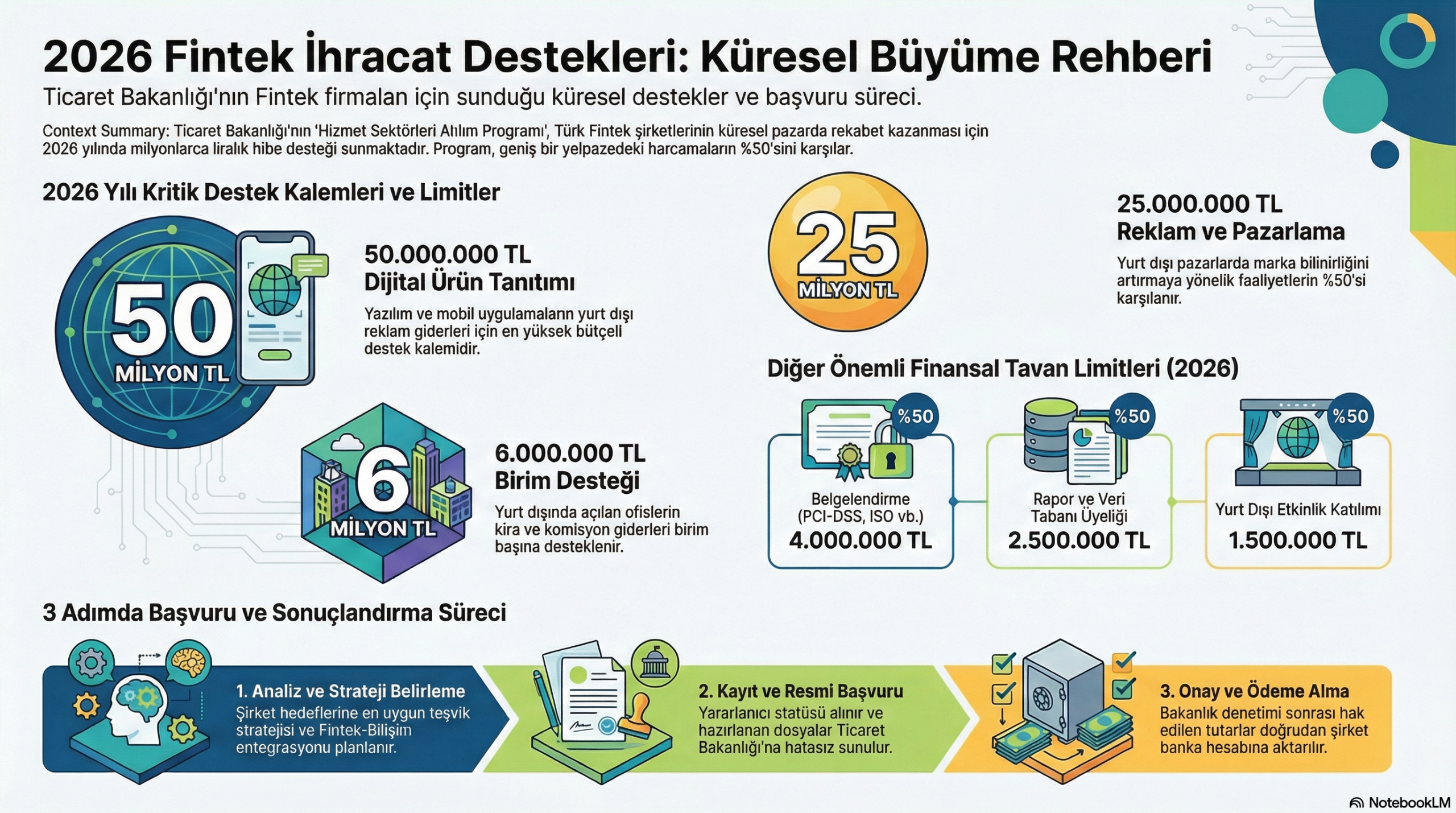 Ticaret Bakanlığı Hizmet İhracatı Destekleri 2026: Finansal Teknolojiler (Fintek) Şirketleri İçin Atılım Programı Rehberi